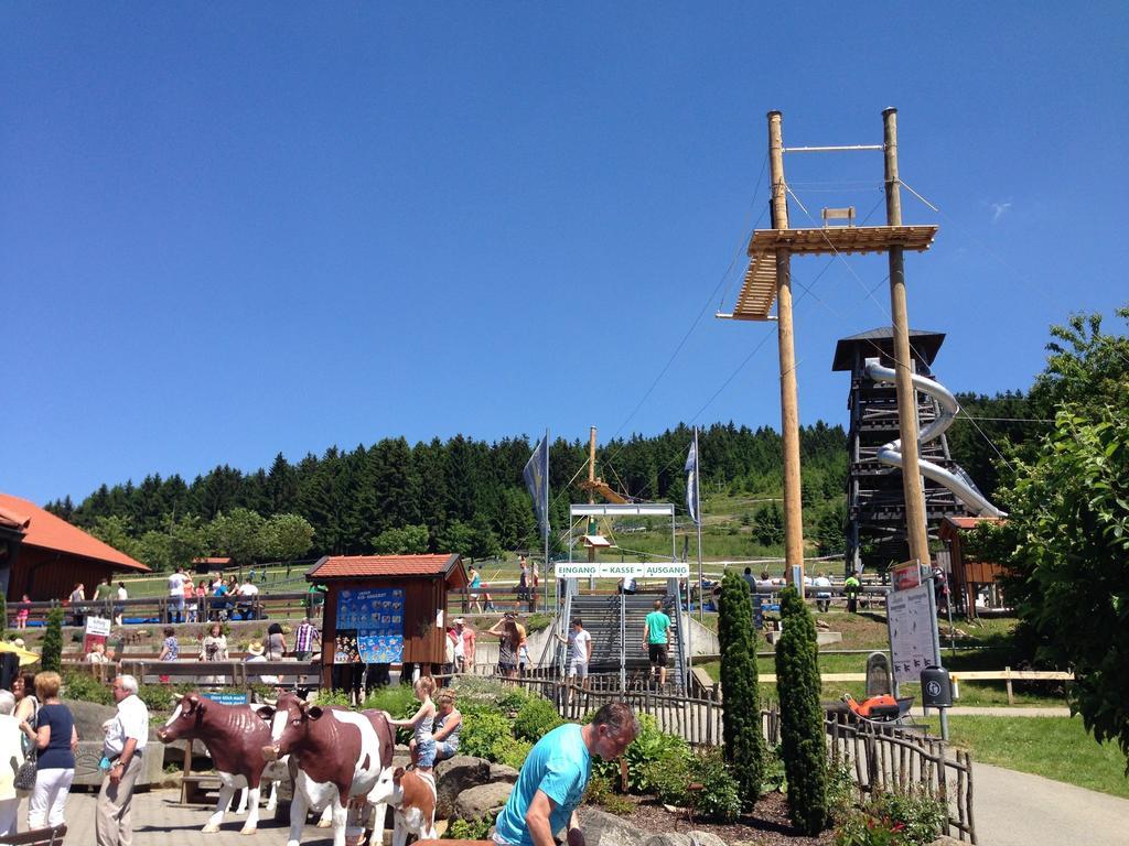 Holiday Flat With Swimming Pool In Prackenbach Viechtach Esterno foto